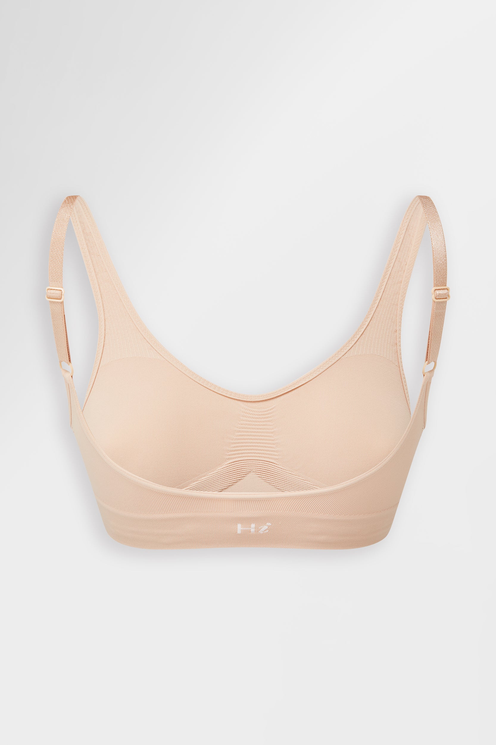 Almond contour seamless bralette with adjustable straps