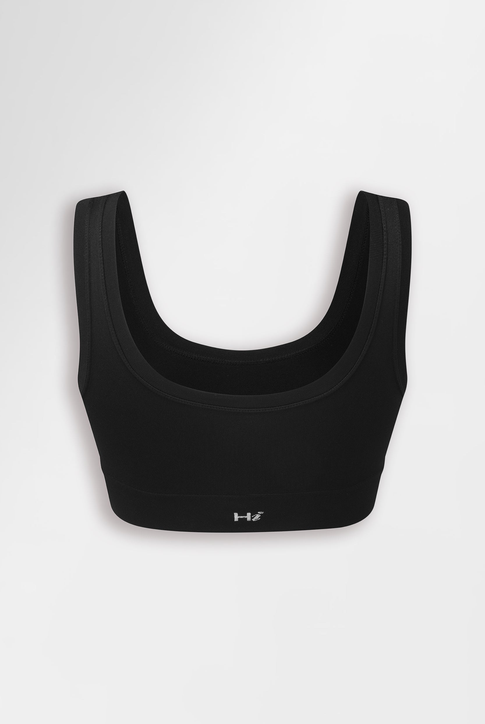Buttery soft black bralette, second skin fit