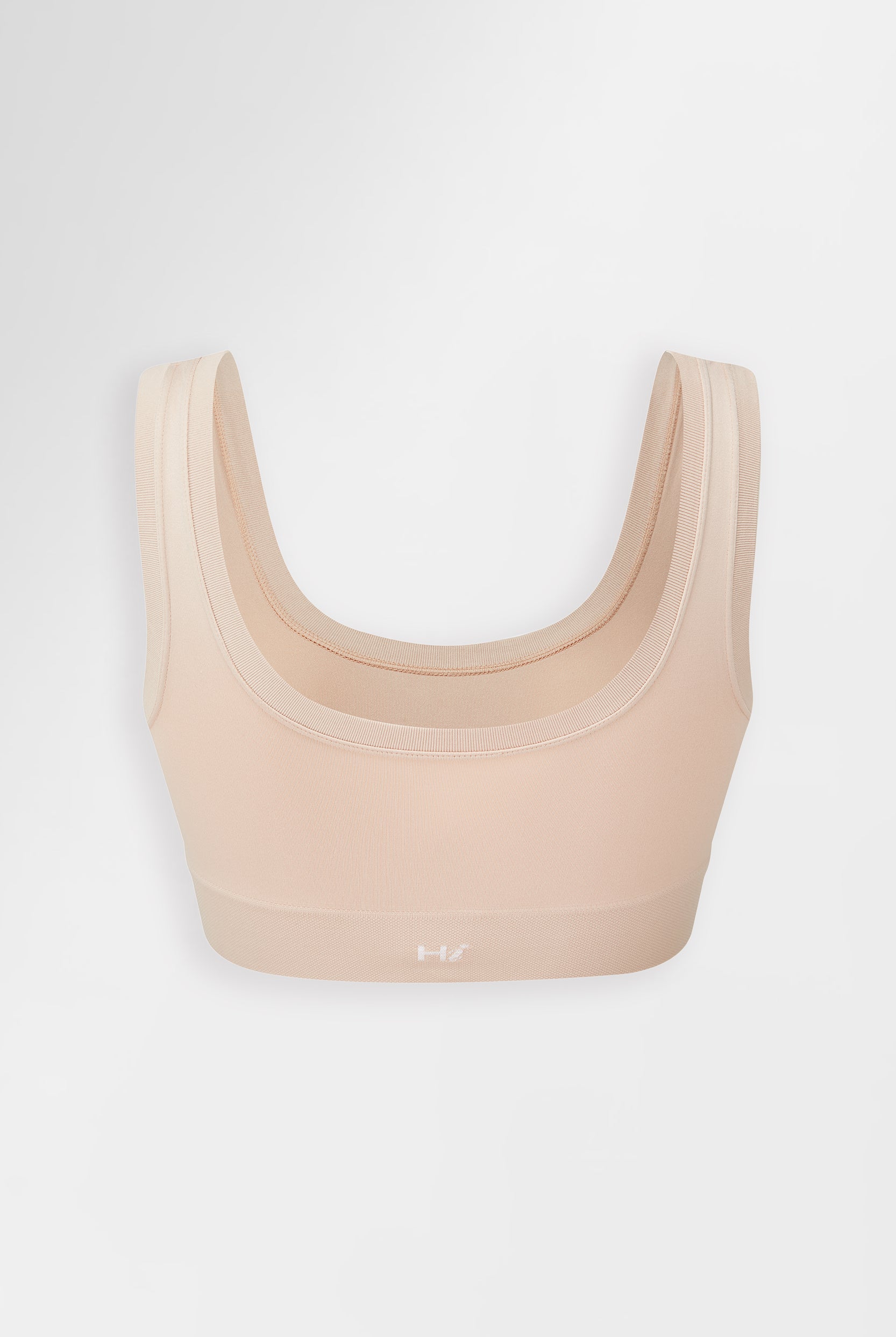 Buttery soft almond bralette, second skin fit