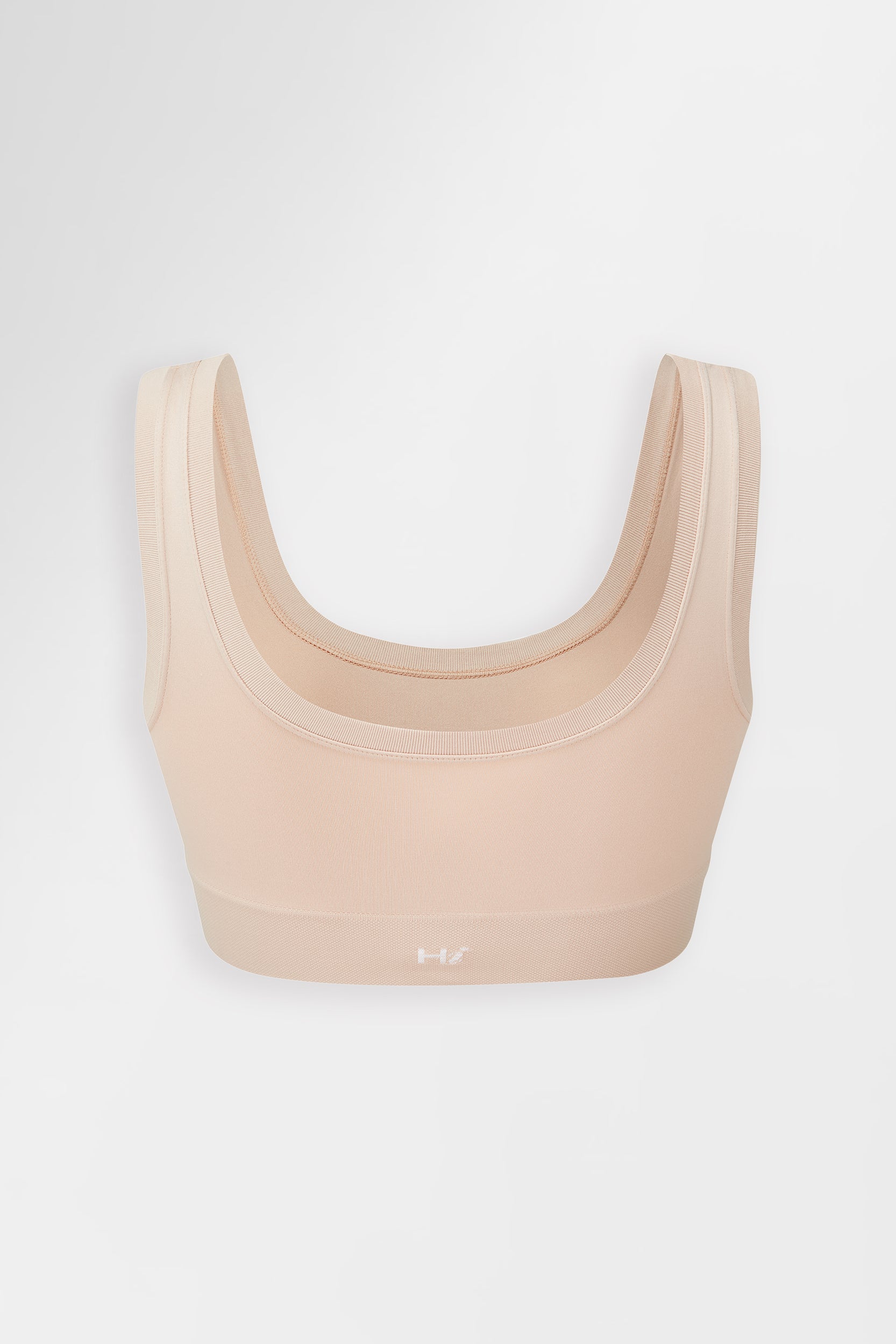 Buttery soft almond bralette, second skin fit