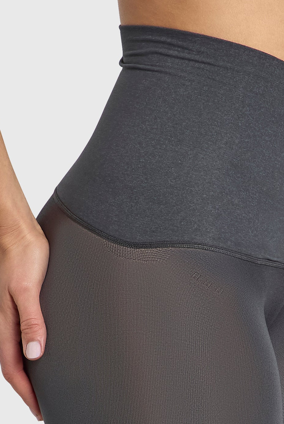 Slate Grey 125 Nano Cut-Off tights