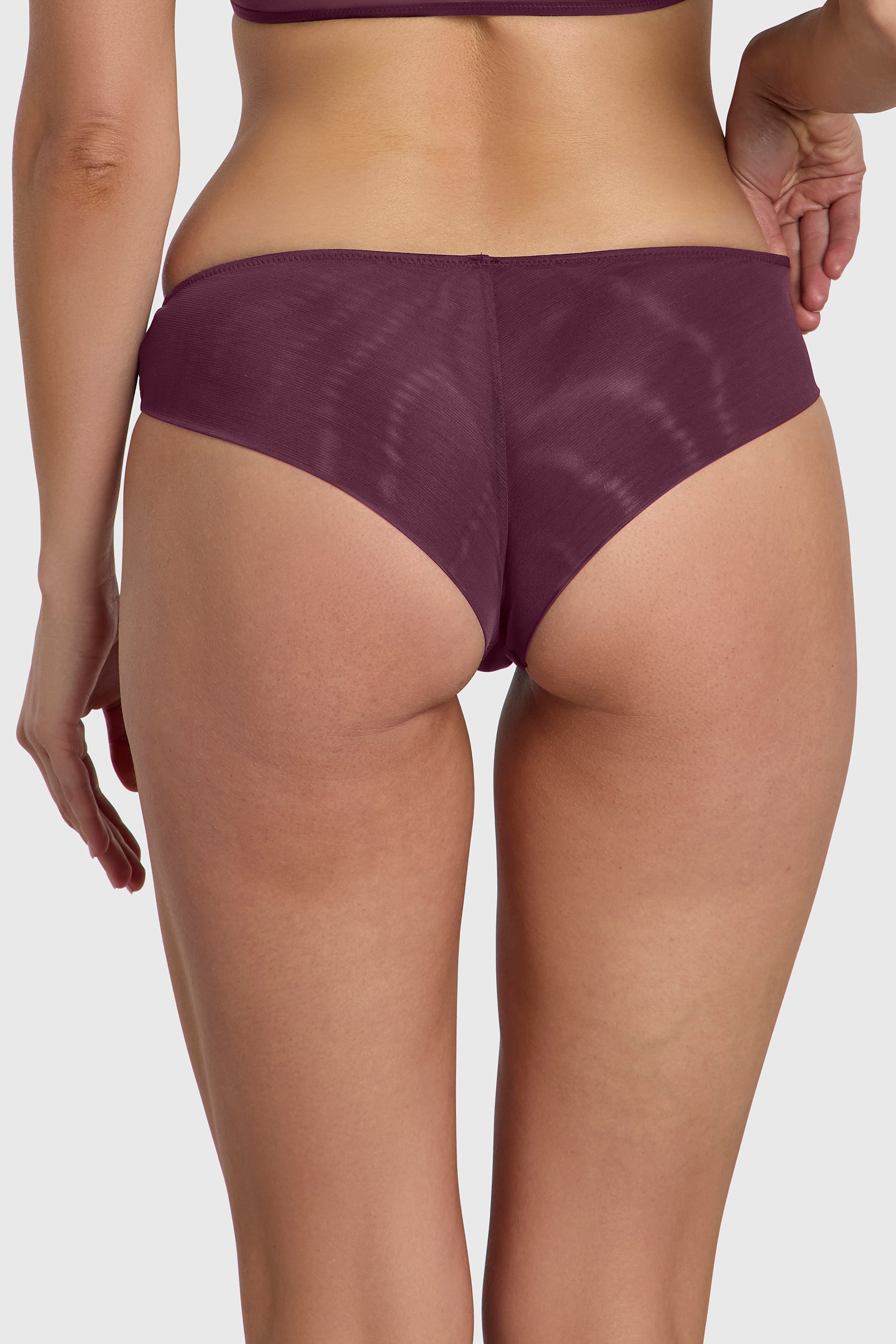 Brazilian style silhouette mid coverage brief.