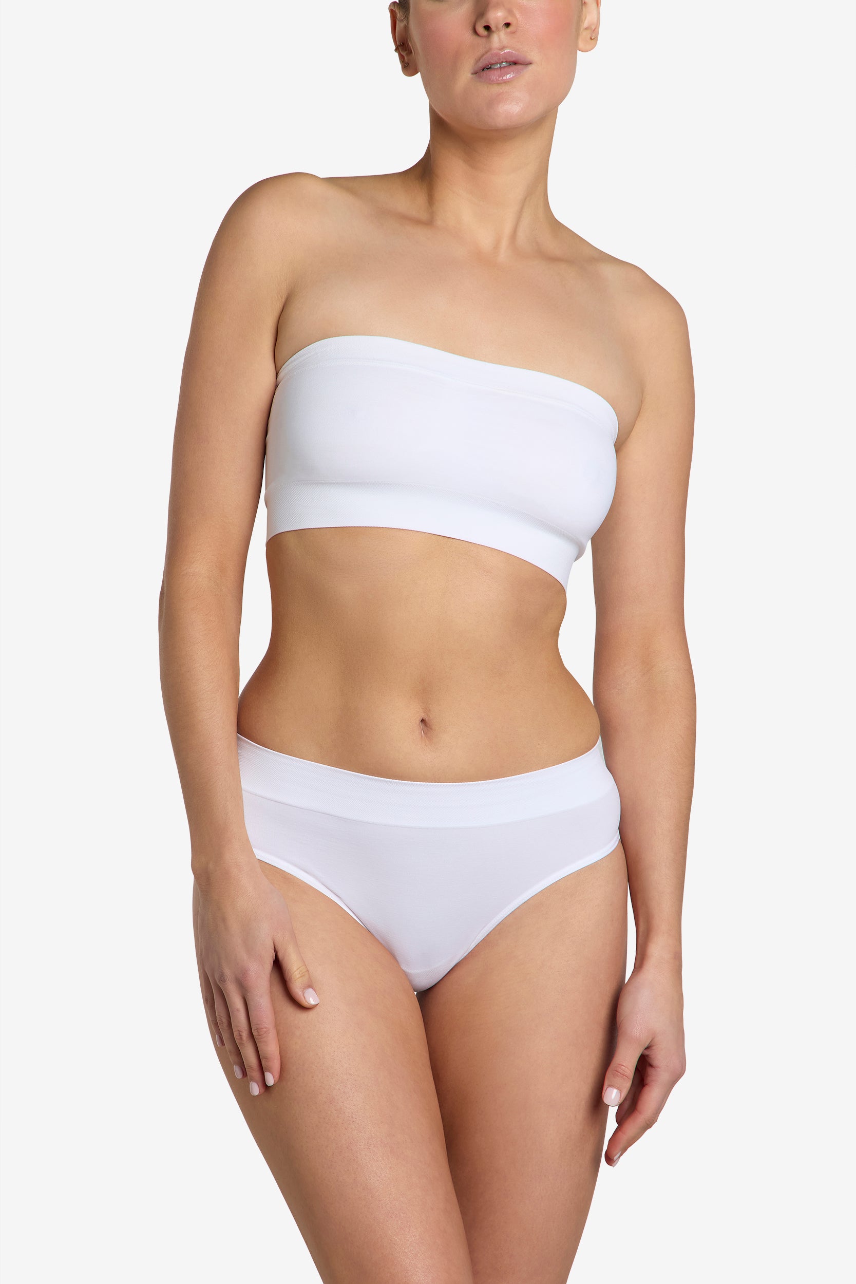 Buttery soft thong in pure white