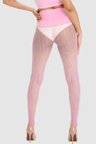 Herringbone fishnet tights.