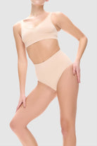 Contour seamless high waist pant in almond