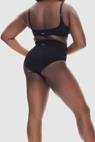 Black seamless high waist shaping pants