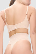 Almond contour seamless bralette with adjustable straps