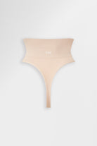 Contour Seamless High Waist Thong in Almond