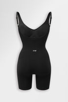 Black seamless shorty body with built-in support