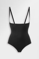 Black sculpting high-waist pant with HeroPanels and perforation
