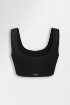 Buttery soft black bralette, second skin fit