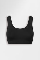 Buttery soft black bralette, second skin fit