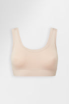 Buttery soft almond bralette, second skin fit