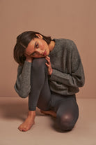 Slate Grey 125 Nano Cut-Off tights