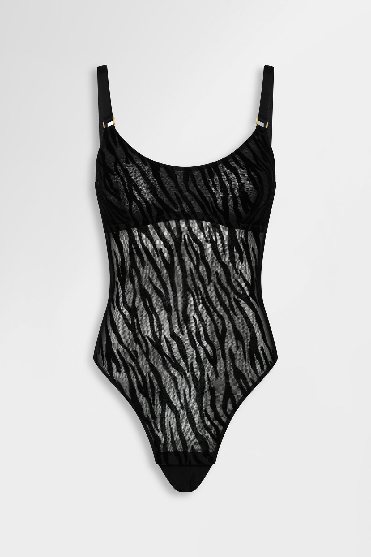 Nieve Zebra Mesh Bodysuit