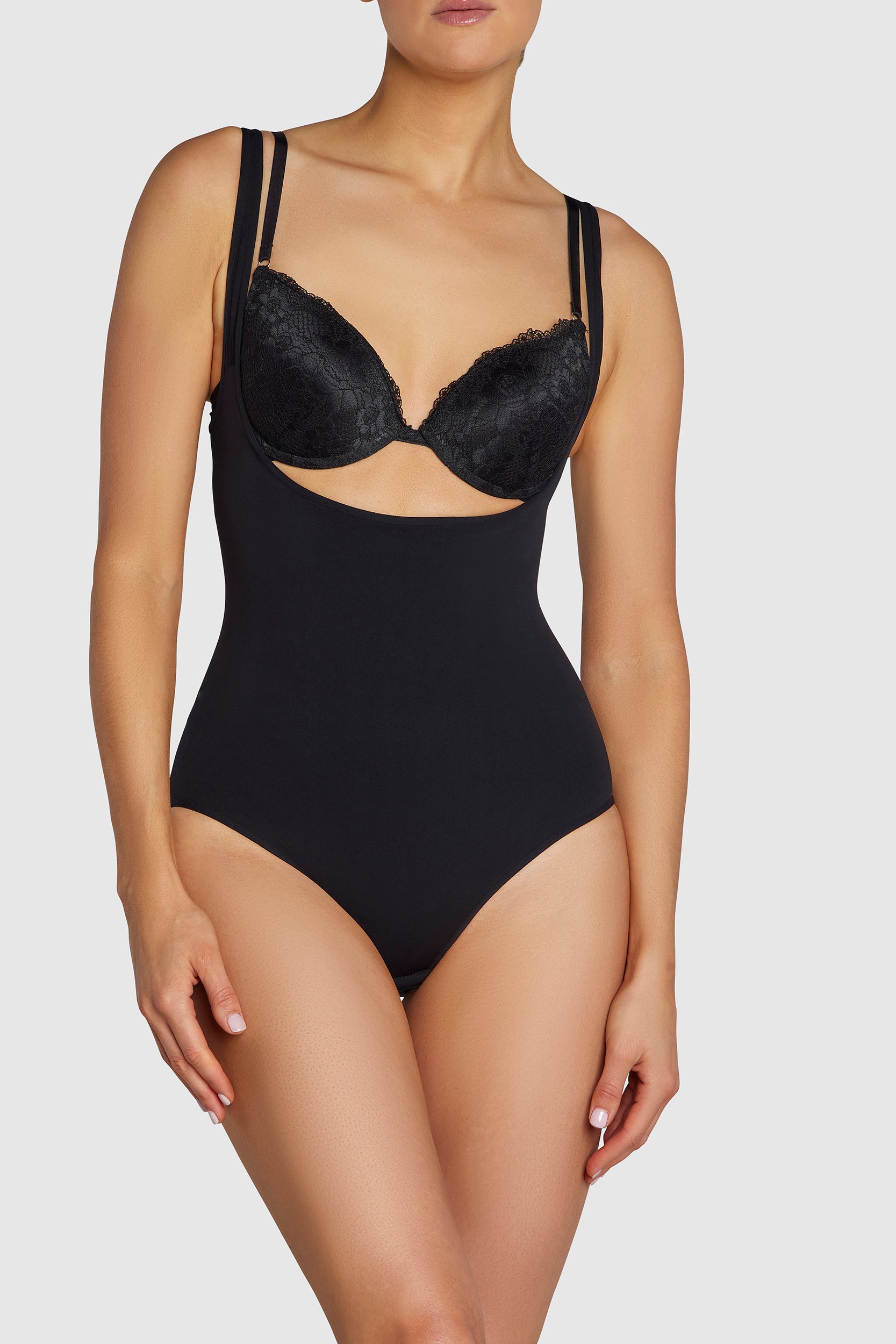 Contour Open Front Bodysuit