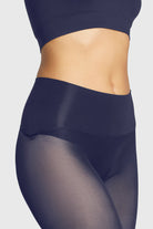 Opaque midnight navy blue 80 denier tights
