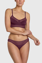 Sheer bralette, wire and clasp-free