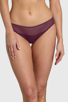 Brazilian style silhouette mid coverage brief.
