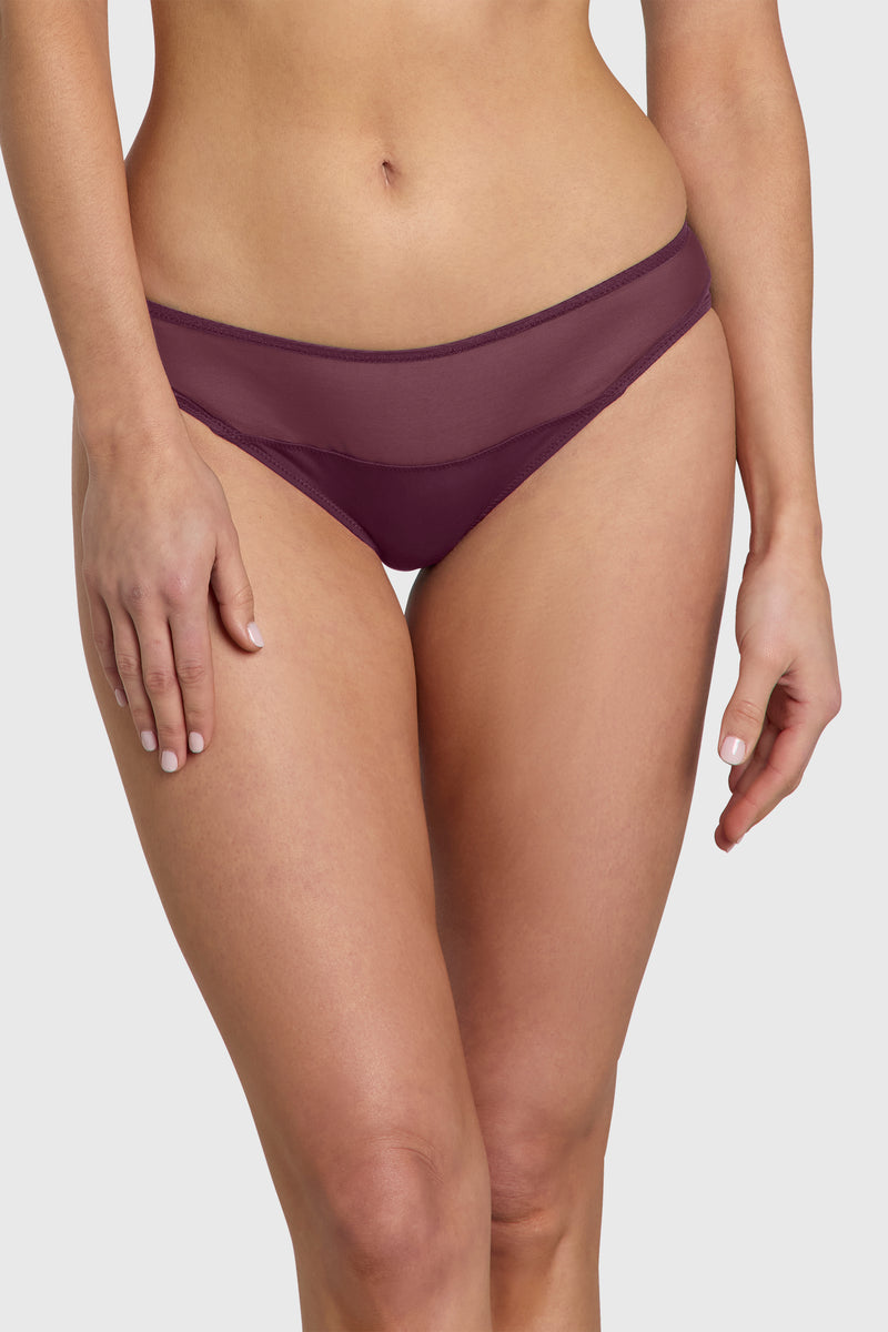 Sheer Emotion Brazilian Brief in Sand main image 0