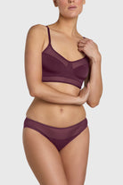 Brazilian style silhouette mid coverage brief.
