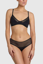 High-waisted, low-coverage thong