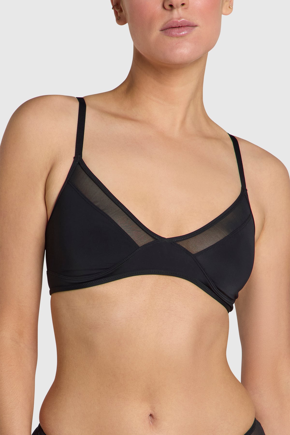 Sheer Triangle Bralette