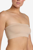 Almond SoftSkin Bandeau comfort strapless bra