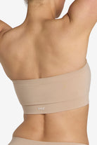 Almond SoftSkin Bandeau comfort strapless bra