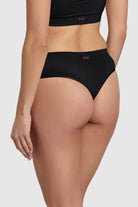 Black thong, buttery soft, second skin fit