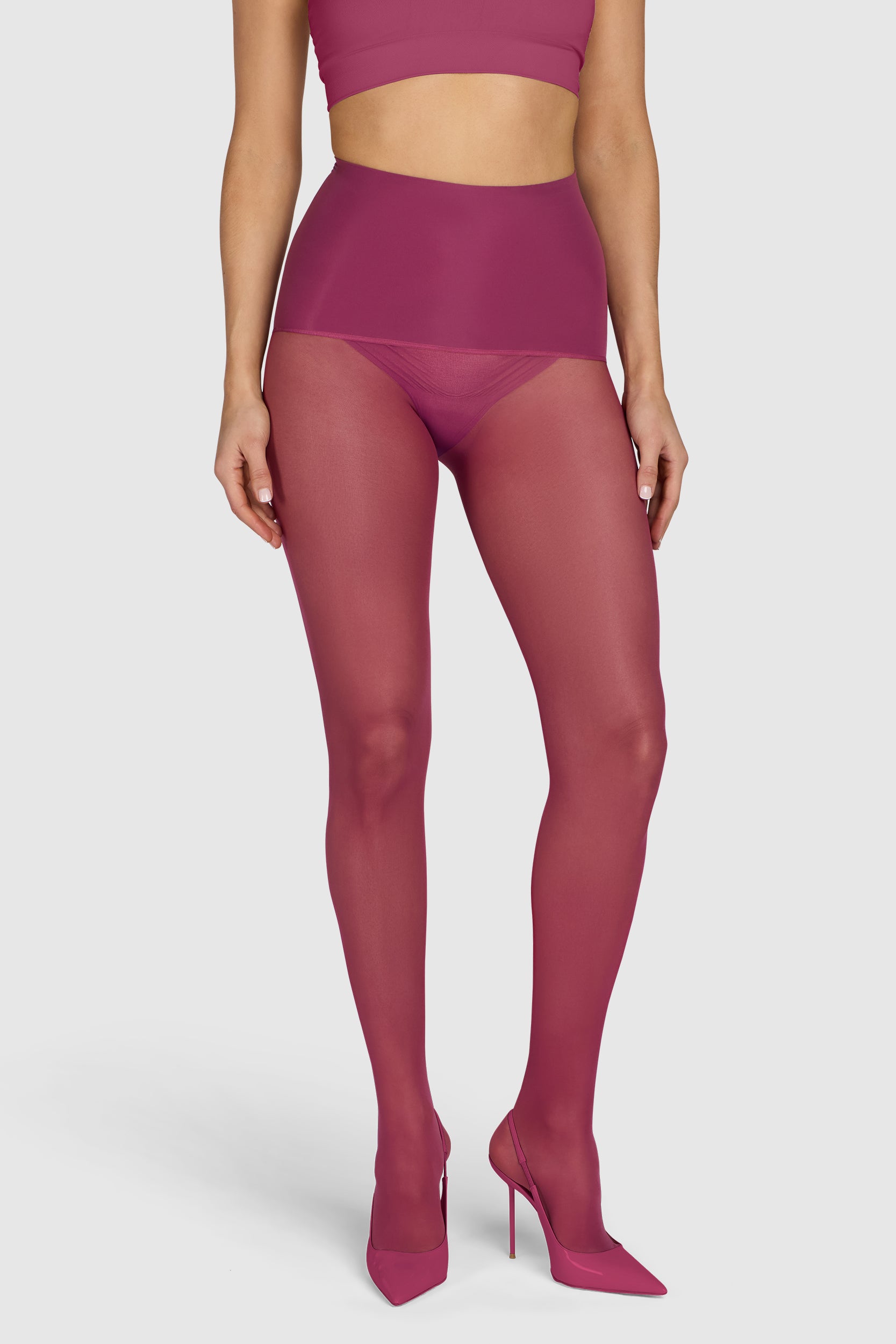 Heist Colourful Tights for Women Essentials 2 The Thirty Five RASPBERRY 1201 76