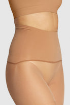 ladder-resistant sheer tights with contour waistband