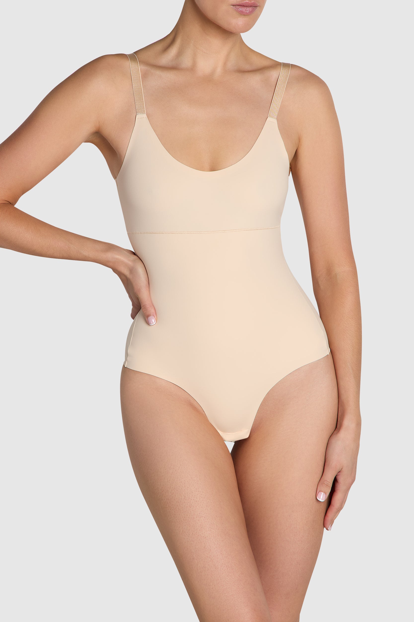 Invisible Brazilian Bodysuit Almond