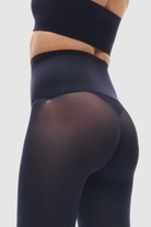 Opaque midnight navy blue 80 denier tights